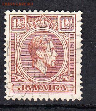 Колонии Ямайка 1938г 1м 1,5д - 55