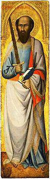 Монеты с Корабликами - 100px-Andrea_Vanni._St_Paul.Boston_MFA