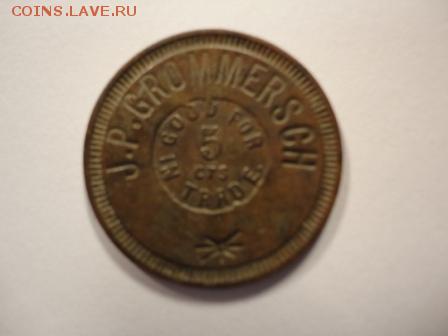 Торговый жетон Италии? "BUONO PER IN MERCE, 5 CTS. - 2940" - IMAGE_OBV_68243