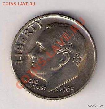 1 цент США (20 шт) 1910-1958 с 1 рубля! 31.01.11 22-00 мск - 0_650_10_centov_1965