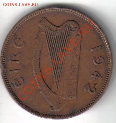 Ирландия 1 пенни 1942 до 4.02 21.00мск - Ирландия 1 пенни 1942-2
