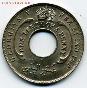 10 пенни 1919г Зап Африка UNC ! до 31 03 17 до 22-00 мск - img271