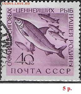 СССР 1960. Морская фауна, 40 к.** - С-321