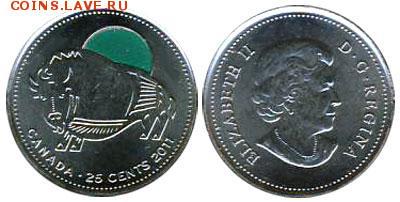 Канада.2011.25¢.Набор монет 6 шт. 100 лет парку. старт с200₽ - 2511BIC-Z