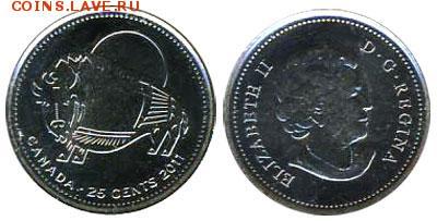 Канада.2011.25¢.Набор монет 6 шт. 100 лет парку. старт с200₽ - 2511BI-Z