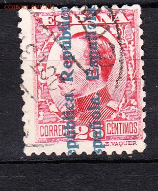 Испания 1931 1м надпечатка 25с - 108