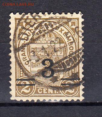 Люксембург 1915  1м надпечатка 3 - 180