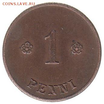 1 пенни Финляндия 1919 до 7.11 в 22.00 - 43-1