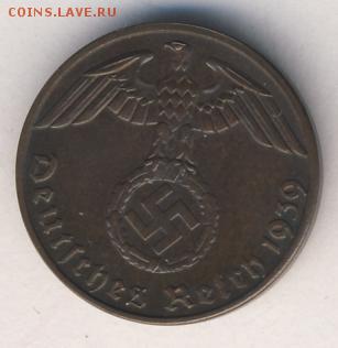 Германия, 1,2 пфеннига 1937-39 до 04.02.18, 22:30 - #И-334-r