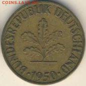 Германия, 1, 10 пфеннигов, 1 марка 1941-1950 до 04.02.18 - #И-343-r