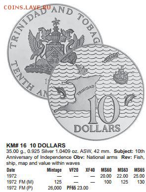 Тринидад и Тобаго 10$ 1972 г. PF 67 в слабе NGC до 25.02 - КРАУЗЕ.JPG