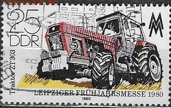 ГДР 1980. Лейпцигская ярмарка. Трактор - ГДР 1980. Трактор
