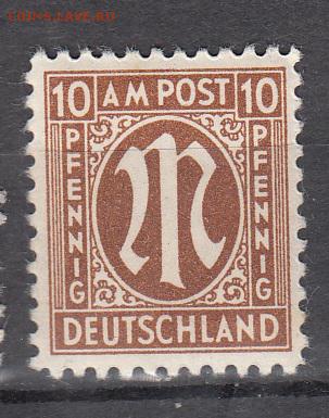 Германия 1945 Американская зона 1м 10пф - 244