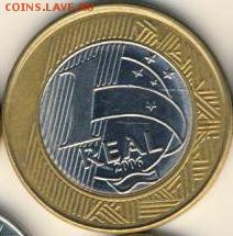 Боливия, Бразилия, 3 монеты 1901-2006 до 28.03.18, 22:30 - #И-127