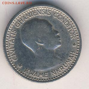 Гана, 6 пенсов 1958 до 30.03.18, 22:30 - #И-272-r