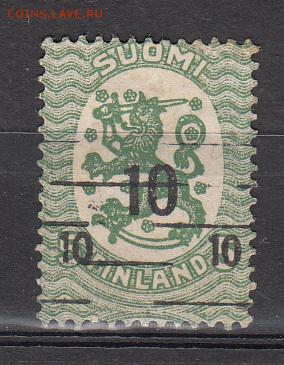 Финляндия 1919 1м надп 10п - 268