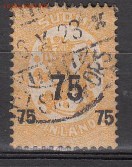 Финляндия 1919 1м надп 75п - 269
