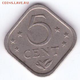 Нидерландск. Антиллы 5 центов (квадрат) 1979 до 21:30  19.04 - 80-1
