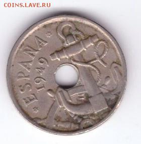 Испания 50 сентимо 1949 до 21:30  19.04.2018 - 89-2