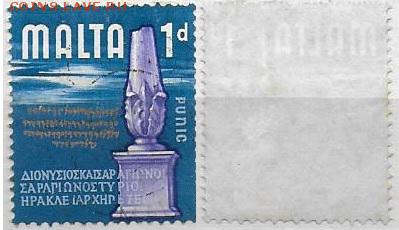 Мальта 1965. ФИКС. Mi MT 302. История Мальты 1d - Мальта 1