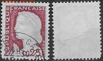 Франция1960. ФИКС. FR 1316. Марианна (1) - 1316 (1)