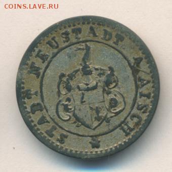 Германия-Ньюстадт, 5 пфеннигов 1917 (нотгельд) до 18.05.18 - #И-473-r