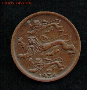 ЭСТОНИЯ 2 СЕНТИ 1934 - 28 001
