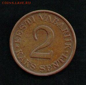 ЭСТОНИЯ 2 СЕНТИ 1934 - 27 001