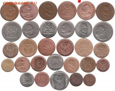 монеты Южной Африки 30 шт. до 13.07 в 22.00 - 33