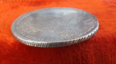 рубль 1727 год Пётр 2 (гурт шнур) - загружено (25)