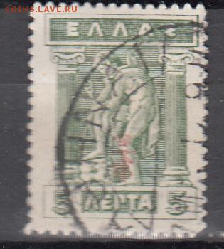 Греция 1916 1м надпечатка 5л - 418
