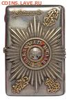 Серебряный портсигар, довоенный. Пограничник. - п5