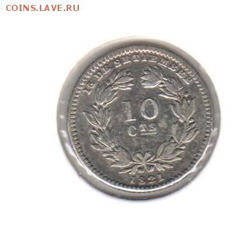 Серебряные монеты Никарагуа, Аргентины, Панамы и Гандураса - 10 сентавос 1880