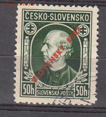 Словакия 1939 1м надпечатка - 156