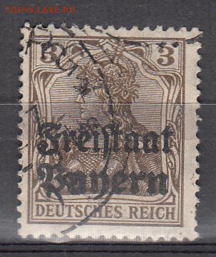 Германия Бавария 1919 1м надпечатка 3 - 237