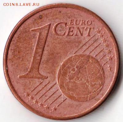 Германия 1 евроцент 2002 г. G. до 24.00 20.11.18 г. - 014