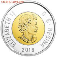 Биметаллические монеты Мира_новинки - Canada2D2018colouredrev.JPG