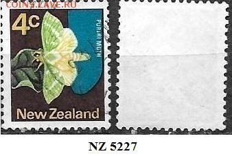 Новая Зеландия 1973. ФИКС. Mi NZ 5227. Бабочки - Новая Зеландия 5227