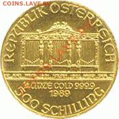 Монеты с музыкальными инструментами. - Austria Gold1