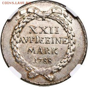Пол талера 1788 года(?) - -frac12--Thaler-back
