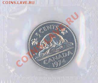 Канада: 5 центов 1974 BUNC до 30.06.11 (22-00) - 5 центов-1