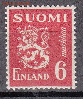 Финляндия 1945 герб 1м** 6м до 18 06 - 386