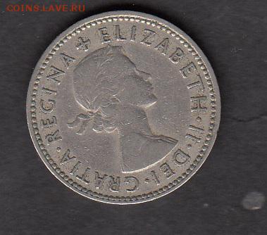 Великобритания 1953 1ш с 1 рубля до 30 07 - 53а