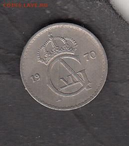 Швеция 1970 10о с рубля до 30 07 - 111а