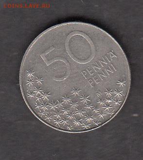 Финляндия 1991 50п с рубля до 30 07 - 112а
