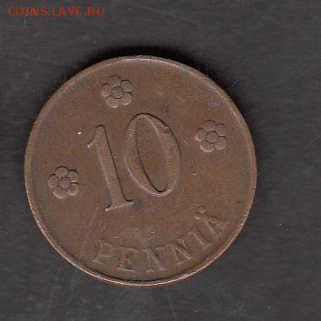 Финляндия 1919 10п с рубля до 30 07 - 127