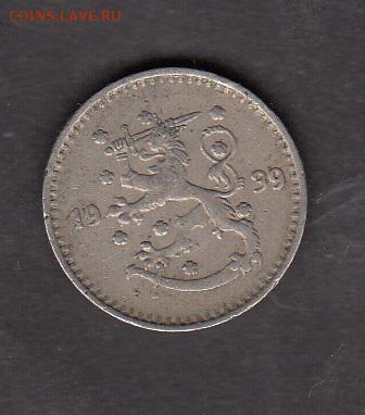 Финляндия 1939  1 марка  с рубля до 28 07 - 138а