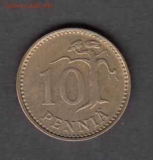 Финляндия 1976 10 пенни с рубля до 01 08 - 277