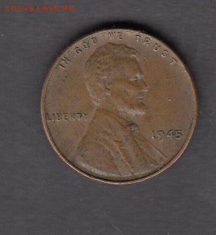 США 1945 1 цент до 06 08 - 86