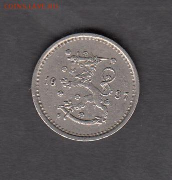 Финляндия 1937 50 пенни до 06 08 - 134а